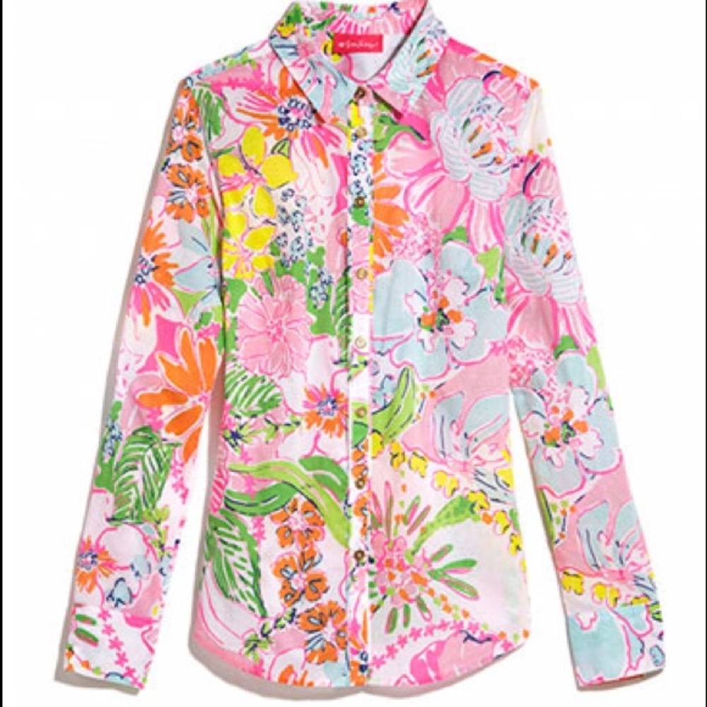 Lily Pulitzer Target nosey posey shirt